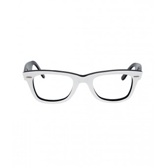 Occhiali Wayfarer bianchi e neri
