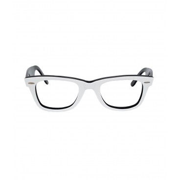 Occhiali Wayfarer bianchi e neri