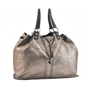Borsa Tote argento