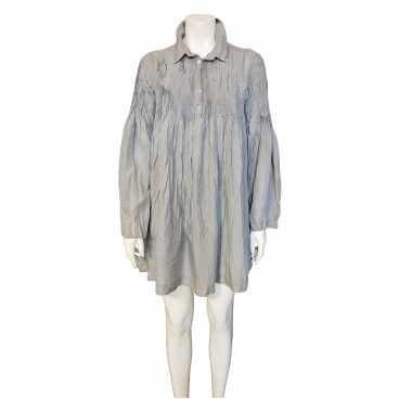 Abito camicia grigio