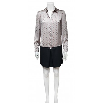 Abito camicia in fantasia