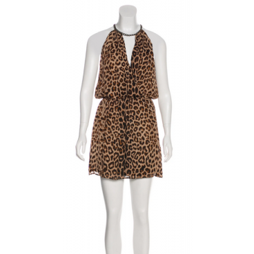 Abito leopardato smanicato