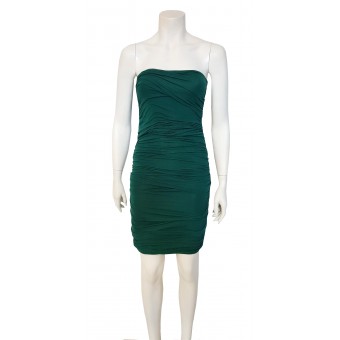 Abito verde stretch