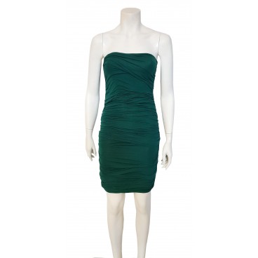 Abito verde stretch