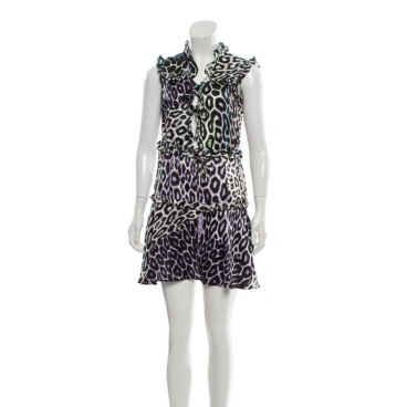 Abito animalier in seta 