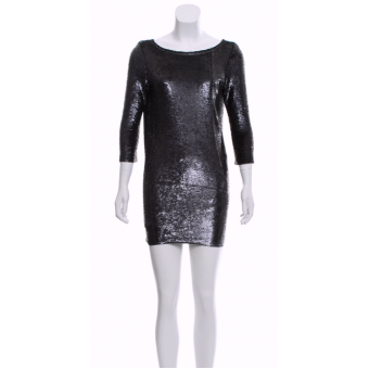 Abito in paillettes grigio