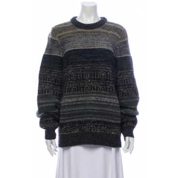 Maglione in lana a righe