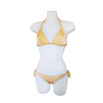 Bikini oro con catena 