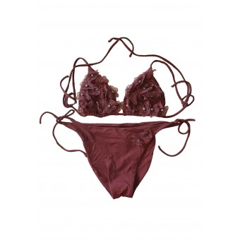 Costume due pezzi in microfibra