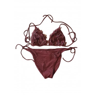 Costume due pezzi in microfibra