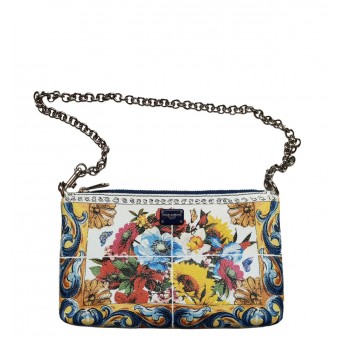 Borsa con stampa maiolica