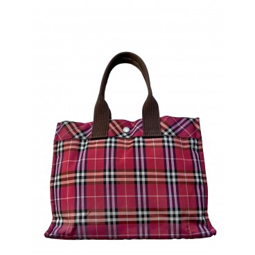 Borsa in tela tartan