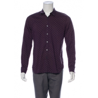 Camicia viola con stelle