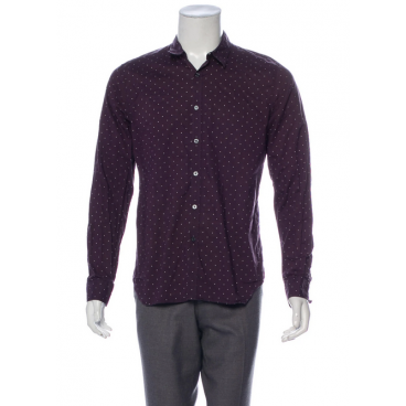 Camicia viola con stelle