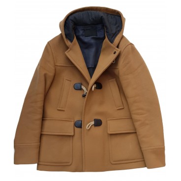 Cappotto in lana e cashmere marrone