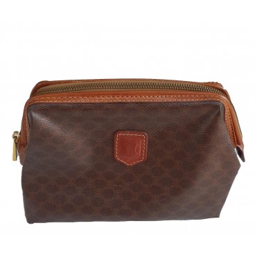 Pochette in pelle e pvc