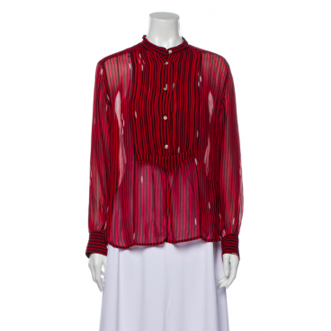 Camicia rossa a righe 