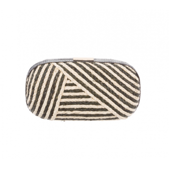 Clutch in paglia 