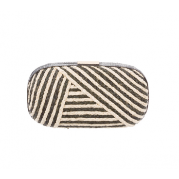 Clutch in paglia 