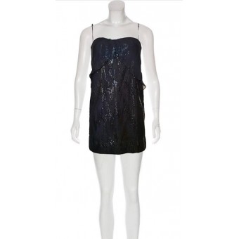 Abito nero in paillettes