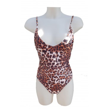 Costume intero leopardato 