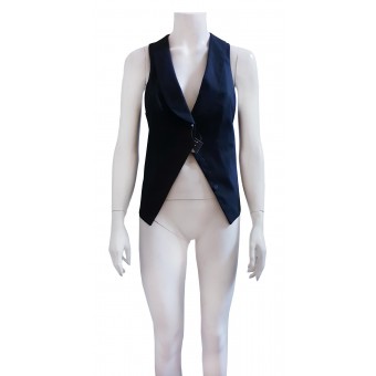 Gilet nero avvitato