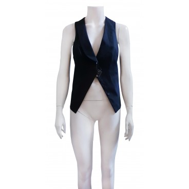 Gilet nero avvitato