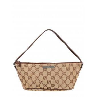 Pochette monogram beige