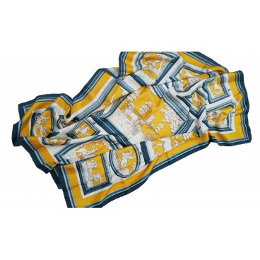 Foulard in seta giallo