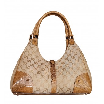 Borsa in tela beige