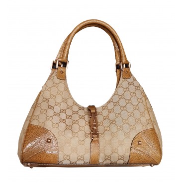 Borsa in tela beige