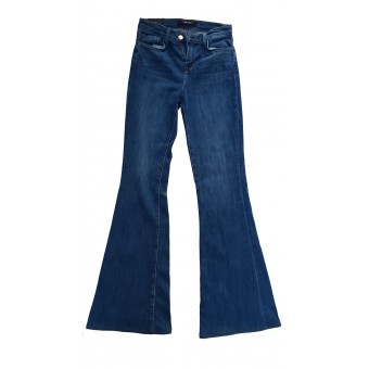 Jeans bootcut blu