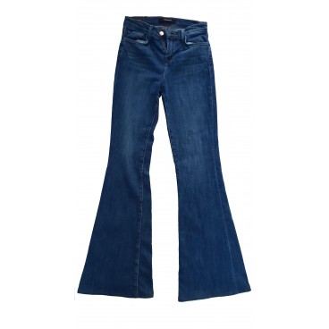Jeans bootcut blu