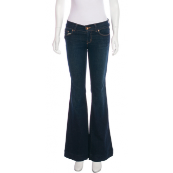 Jeans blue scampanato