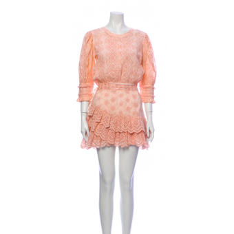 Abito in cotone arancione