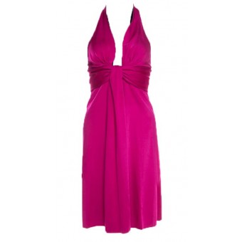 Abito Fucsia stretch 