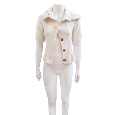 Maglia in lana bianca 