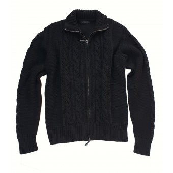 Maglia in lana con zip