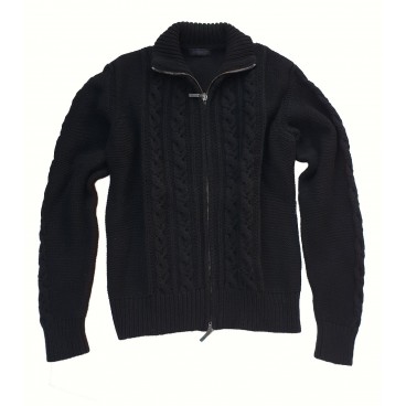 Maglia in lana con zip