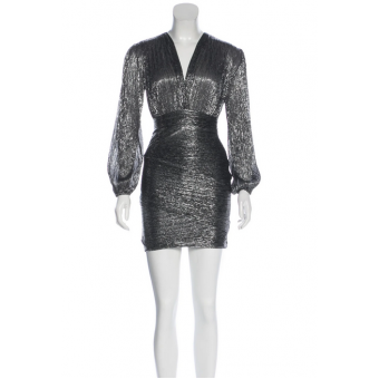 Abito lurex drappeggiato