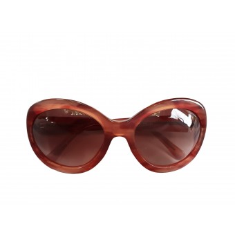 Occhiali oversize con lenti sfumate
