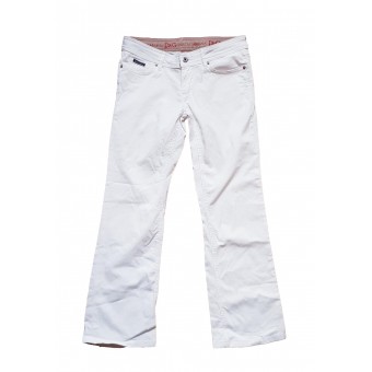 Pantaloni bianchi in cotone 