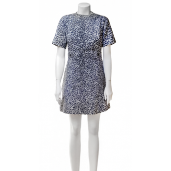 Abito animalier blue