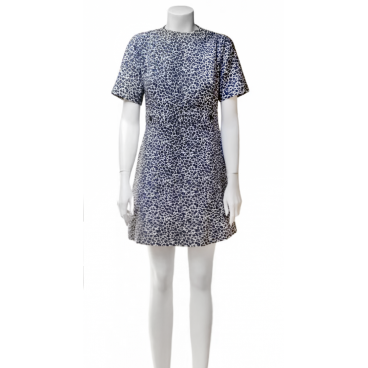 Abito animalier blue