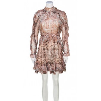 Abito cutout paisley