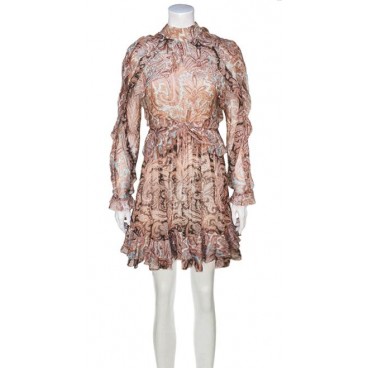 Abito cutout paisley