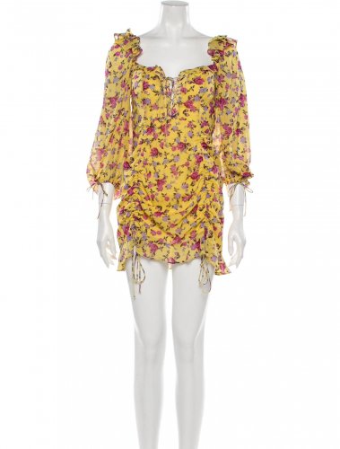 Abito corsetto a fiori