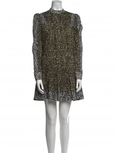 Abito animalier in cotone