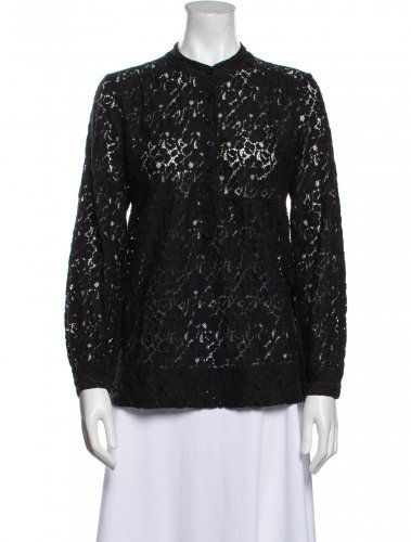 Camicia in pizzo nero 