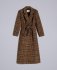 Cappotto in lana a quadri